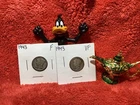 TWO 1943 MERCURY DIMES