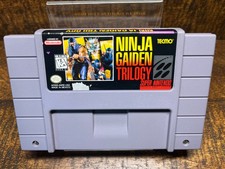 Ninja Gaiden Trilogy SNES Cartridge Loose Authentic