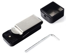 New Delta Cue Magnetic Billiards Pool Chalk Holder Black 