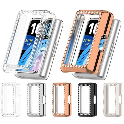 Single-Row Diamond Case Screen Shell Watch Cover for Huawei Band 11Pro/Pro 11NFC