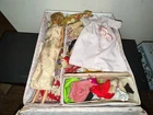 VINTAGE LOT OF 1960’S MIDGE BARBIE DOLL CLOTHES OTHER DOLLS CASE MATTEL AS IS
