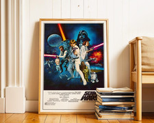 Star Wars A New Hope 1977 Original Movie Poster 24x36 Licensed