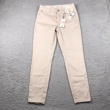 Curve Appeal Jeans Womens 4/27 Bone Mid Rise Minimalist Jeggings NEW NWT