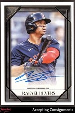 2021 Topps Gallery Young Star Autographs #YSARD Rafael Devers AUTO Red Sox