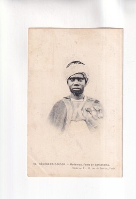 F6764) Postcard SENEGAMBIE NIGER - Mademba, Fama de Sansanding