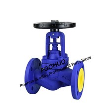 1PC DN125 Flange Bellows Globe Valve  WCB Carbon Steel 50KG ocean shipping