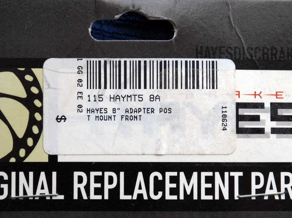 Hayes V8 Front Post Mount Brake Adaptor 160 74mm to 8" 98-15072 BR3954 HY8816 - Image 2 of 4