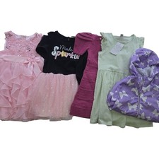 Girls Dresses And Jacket Bundle - Pink, Black, Purple, Green Size 6/ 6X