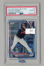 2024 Bowman Chrome Walker Jenkins Mega Box Rookie PSA 10