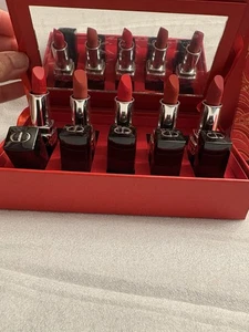 Luxury Red Lipstick Set — 5-Piece Assorted Shades
