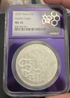 2025 Malta S 5e Golden Eagle 1oz Silver NGC Ms70 Purple Core Beautiful Coin