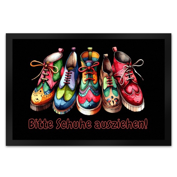 Schuhe Ausziehen FußMatte XL In 40X60 Cm Mit Spruch Bitte Schuhe Ausziehen-image