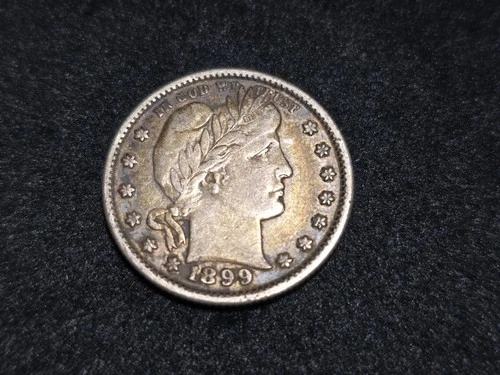 1899-P Barber Head Quarter - Full Liberty