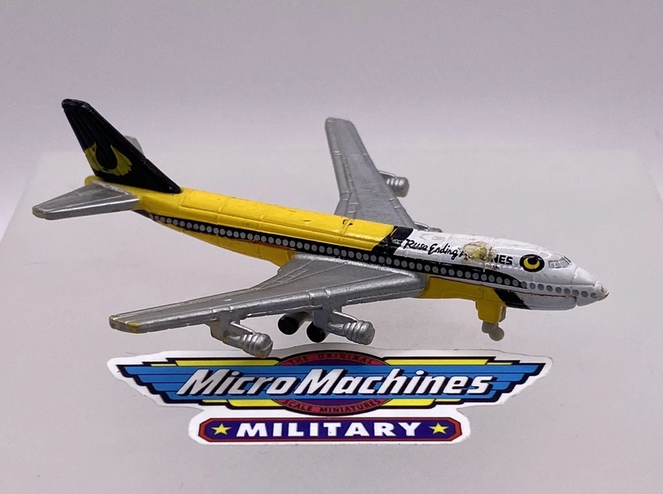 Micro Machines Boeing 747 Ruse Ending Airlines Airliner Galoob LGTI - Image 2 of 3