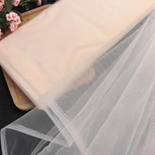 63 Inch 10 Yards Tulle Fabric Bolts Spool, Polyester Netting Champagne Tulle Rol