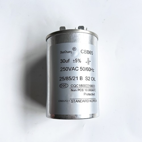 Condensatore Di Avviamento CBB65 30uF 450V - Per Motori Elettrici