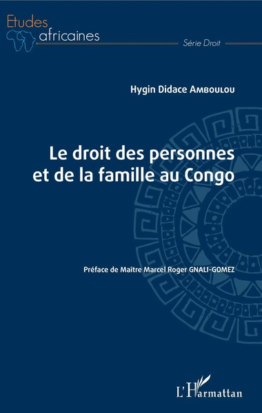 Le Droit Des Personnes Et De La Famille Au Congo | Hygin Didace Amboulou | Buch-image