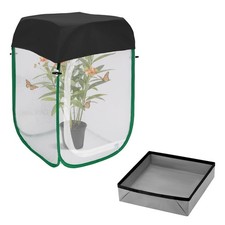 Butterfly Habitat Cage 15.7x15.7x23.6in Pop-up Caterpillar Enclosure with Poop