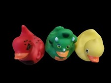 Bundle of 3 Rubber Ducks Bath Toys