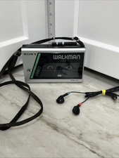 Vintage Sony Walkman WM-11 Good Shape Works. Stereo Cassette Player. Works 