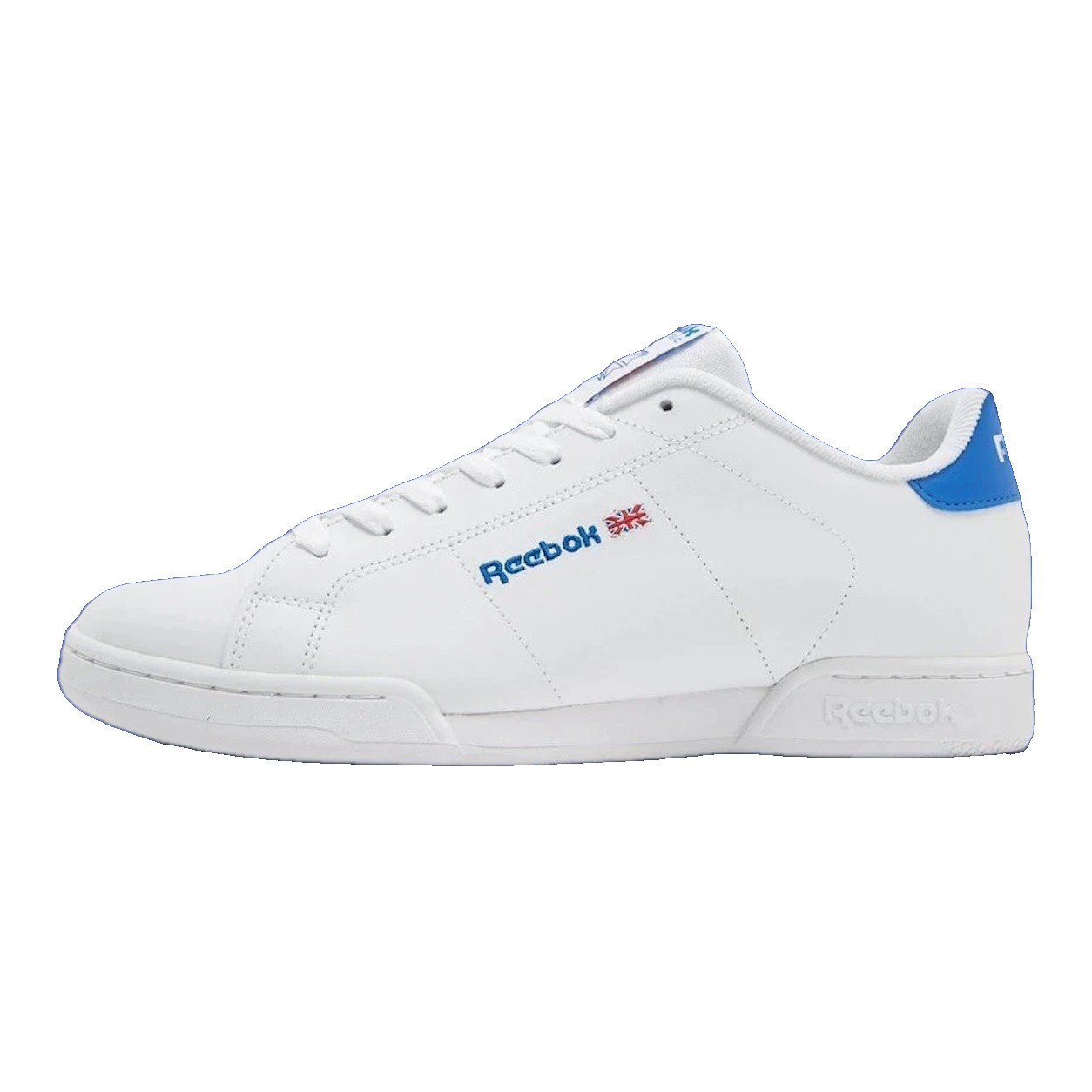 Reebok Classic Leather Mens Trainers Sneakers White/Grey Size. UK. 10 NO LID BOX