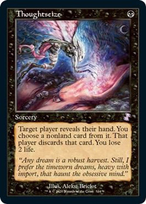 Thoughtseize NM #334 Time Spiral: Remastered MTG