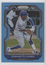 2021 Panini Prizm Tier II Carolina Blue Prizm Edward Olivares #137 3y1