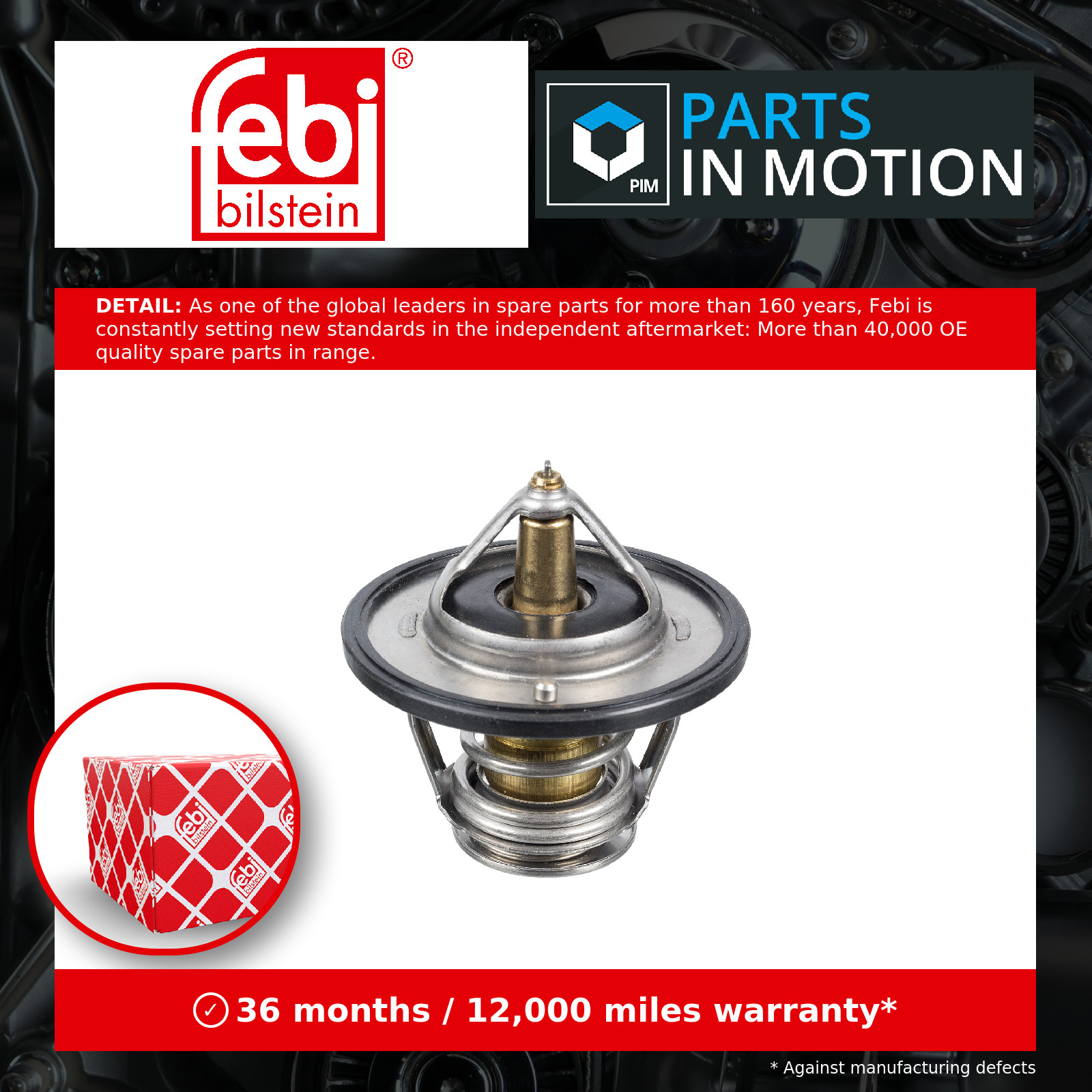 FEBI BILSTEIN 33457 Thermostat, coolant for HONDA - Image 11