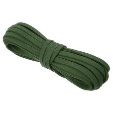 5.5 Yards x 5mm Faux Suede Leather Cord for Beading, Dark Green