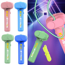 Lasso String Shooter Loop Toy Handheld Zip Rope Launcher Propeller Toy US