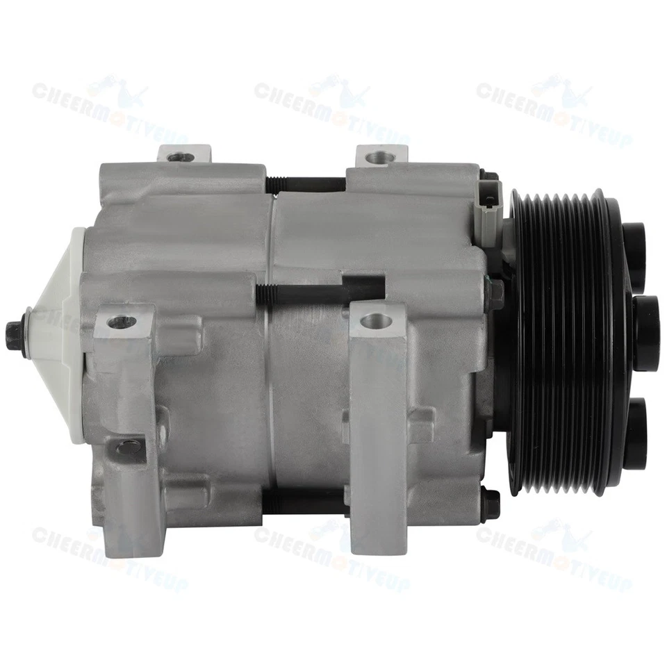 A/C AC Compressor For 1999-2001 E-350 Super Duty 1998 Ford E-350 Econoline 7.3L - Image 3 of 4