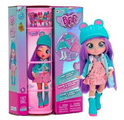BFF Cry Babies Serie 2 Lala Modepuppe mit Zubehör