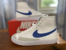 Nike Blazer Mid '77 Youth Sz 6.5Y White Game Royal Platinum DA4086-113 Sneakers