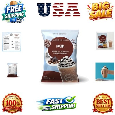 Mocha Blended Ice Coffee Beverage Mix, 3.5 Pound Pack of 1
