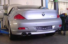 FOX Sportauspuff BMW 6er E63 E64, 645i 650i, Endrohr 2x115x85mm je rechts/links