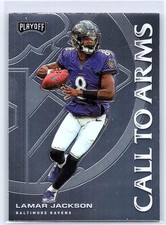 Lamar Jackson 2020 Panini Playoff CA-2 Call to Arms