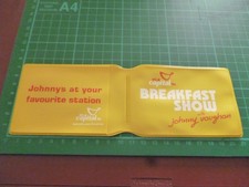 JOHNNY VAUGHAN CAPITAL RADIO 95.8 BREAKFAST SHOW YELLOW CREDIT/PHONE CARD HOLDER