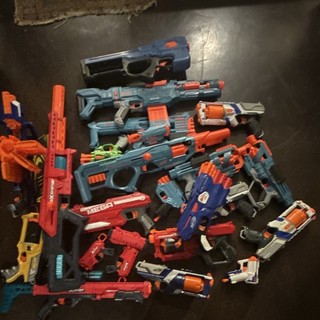 NERF N Strike Elite Foam Dart Blaster Lot w/ Multiple Blasters