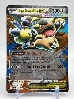2025 Pokemon Mega Kangaskhan ex 104/132 Me01: Mega Evolution Holo