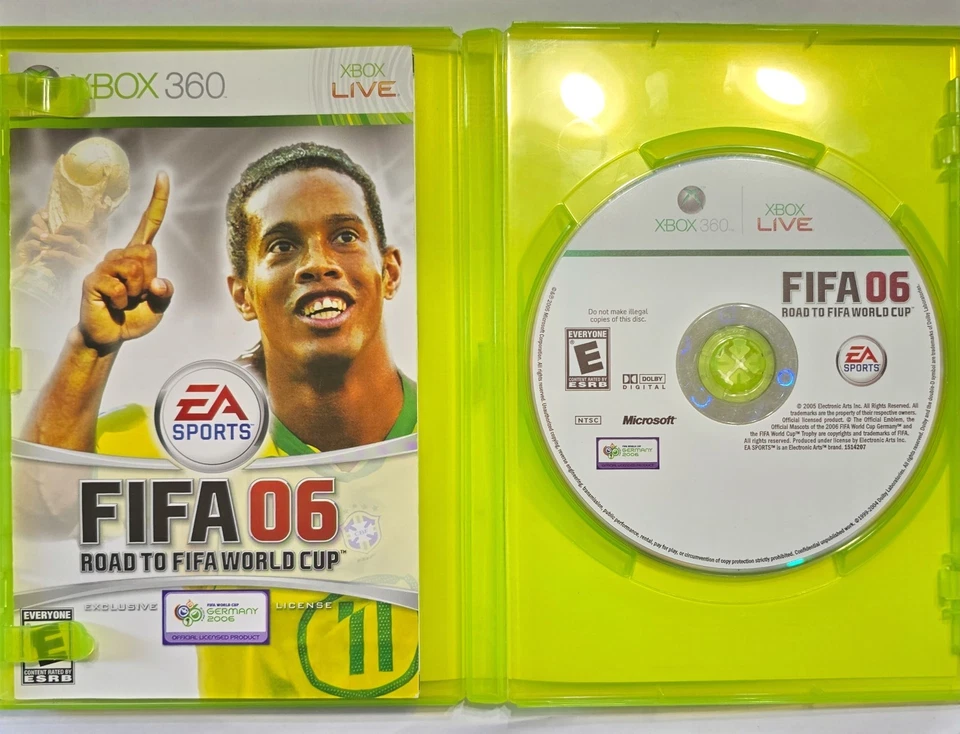 FIFA 06 Road to FIFA World Cup Microsoft Xbox 360 Complete in Box w/ Manual - Image 3 of 3