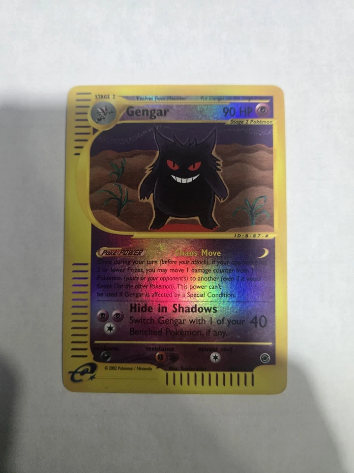 2002 Pokémon Gengar Reverse Holo #48/165  - Image 3 of 4