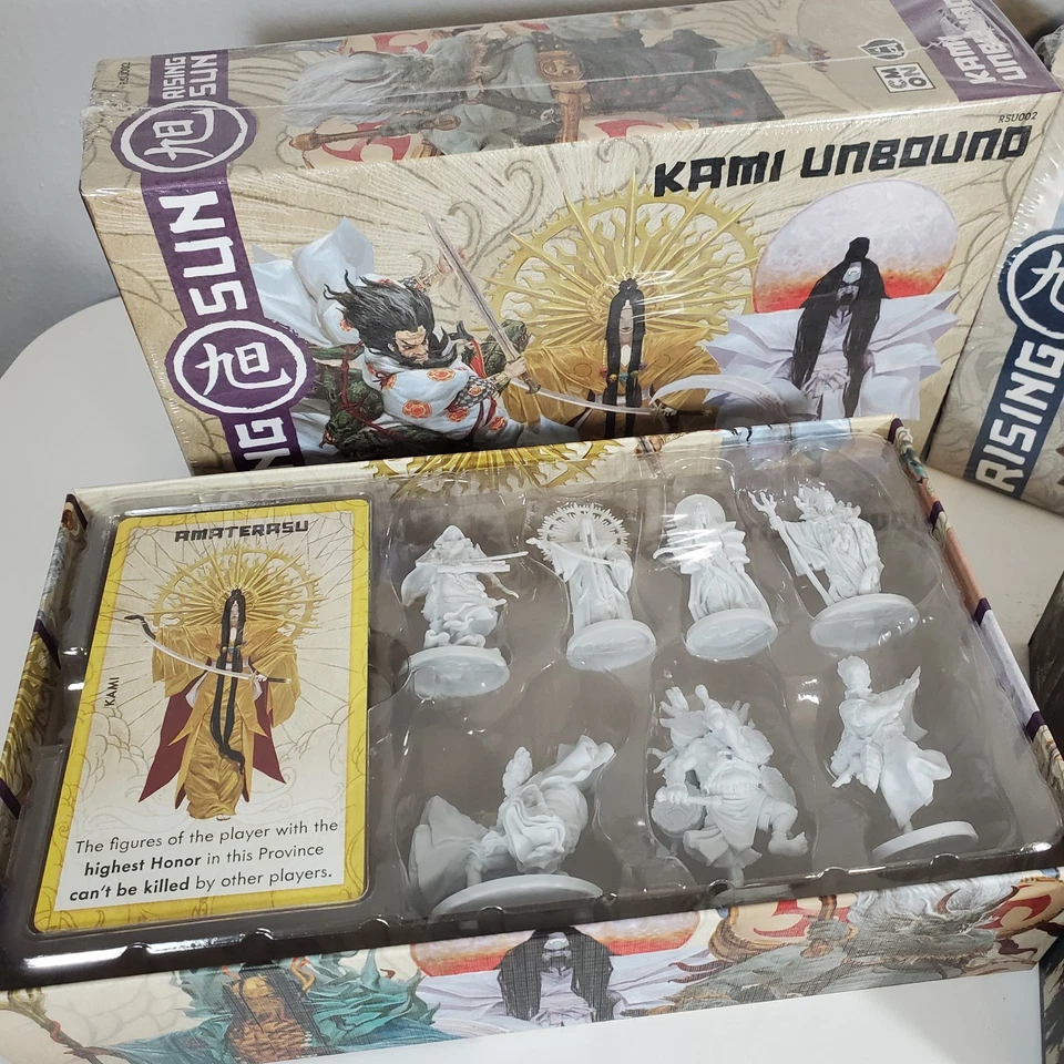 Rising Sun Kami Unbound & Monster Packs Expansions CMON Board Game Unplayed - Image 2 of 4