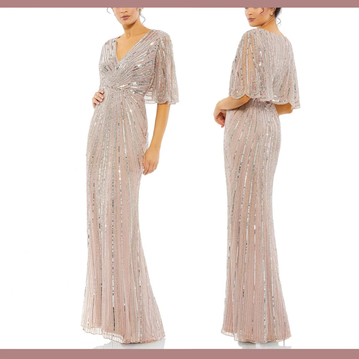 beaded appliques for wedding dresses Beaded Appliques Satin Bridal Gown with Illusion Neckline – loveangeldress