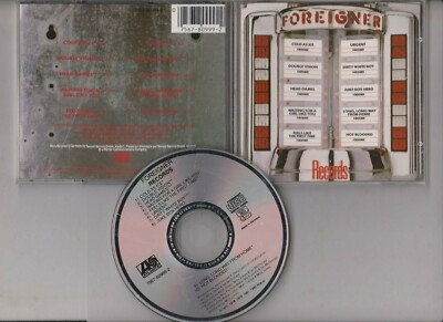 (CD) Foreigner - Records - Urgent, Juke Box Hero, Dirty White Boy, Cold as Ice 