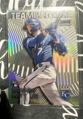 Bobby Witt Jr. 2022 Stadium Club Chrome HOLO Team of the Future RC 