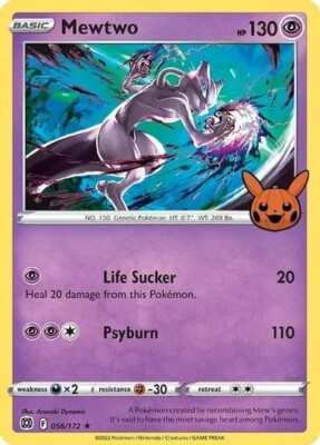 ポケモンカード Mewtwo ハロウィン仕様 プロモ Pokémon TCG Mewtwo Promo (Trick or Trade Halloween) 56/172 | eBay