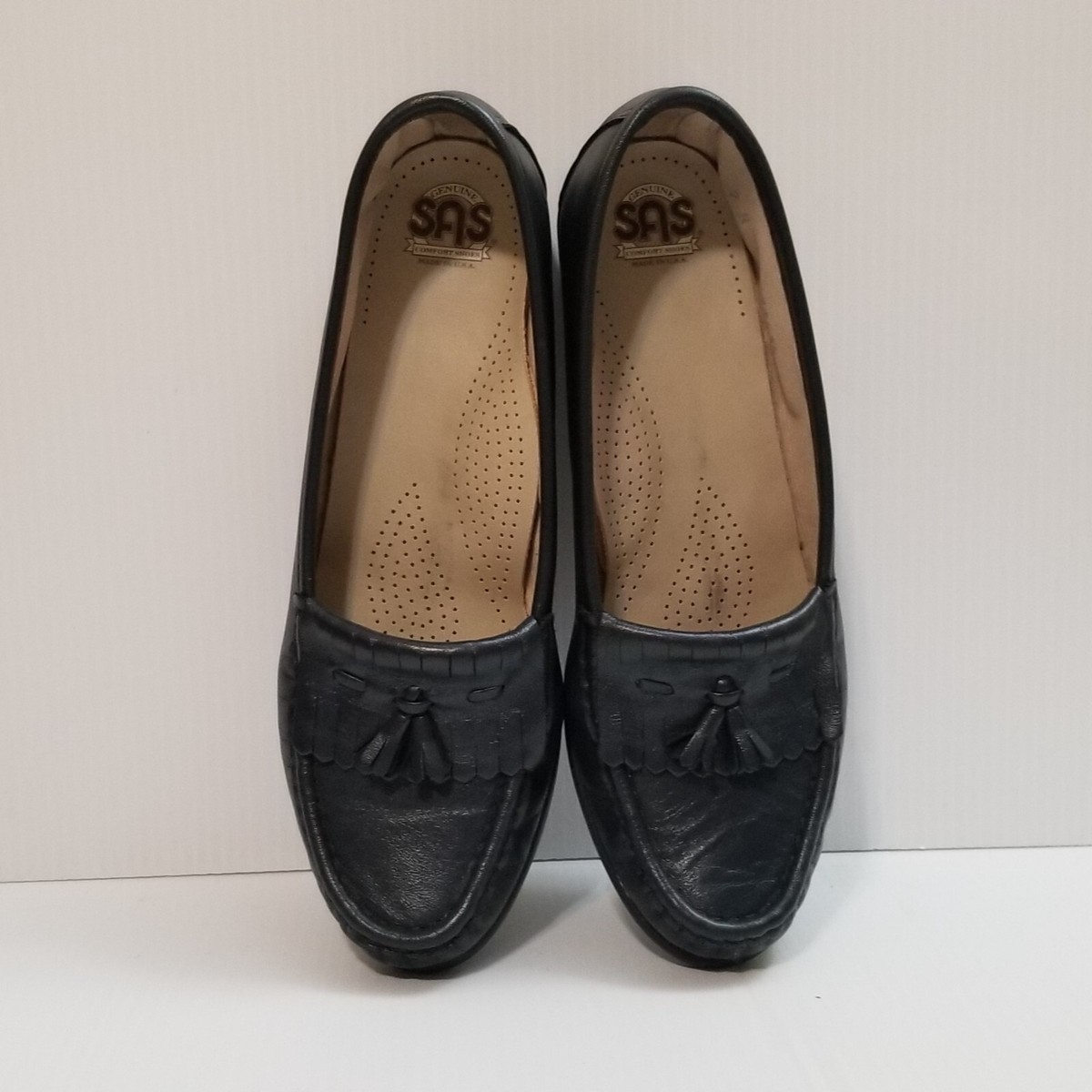 m☺︎m SAS San Antonio Shoemakers Womens 7 M Moc Loafer Shoe Leather