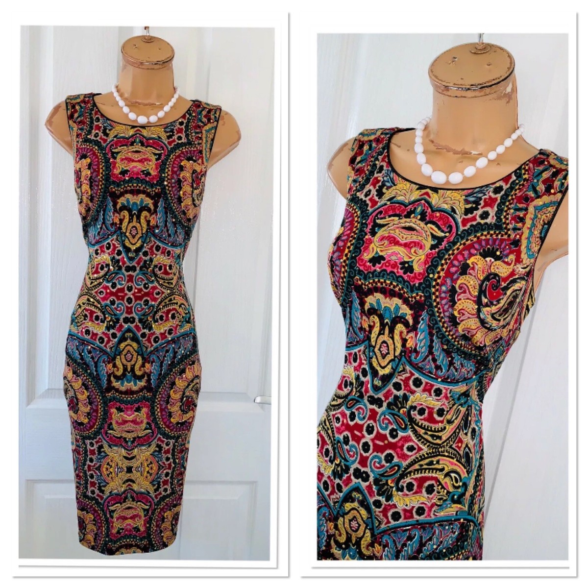 Joseph Ribkoff Colourful Sparkly Jersey Dress Uk Size 12 | eBay Joseph Ribkoff Colourful Sparkly Jersey Dress Uk Size 12 | eBay