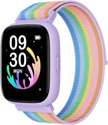 BIGGERFIVE Smart Watch for Kids 1.8''Fitness Tracker Watch Pedometer Puzzle Games