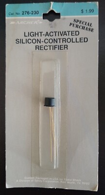 Vintage Archer 276-230 light-activated silicon-controlled rectifier NOS